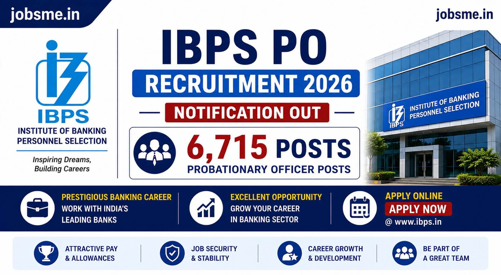 IBPS PO Recruitment 2026 Notification Out for 6,715 Probationary Officer Posts