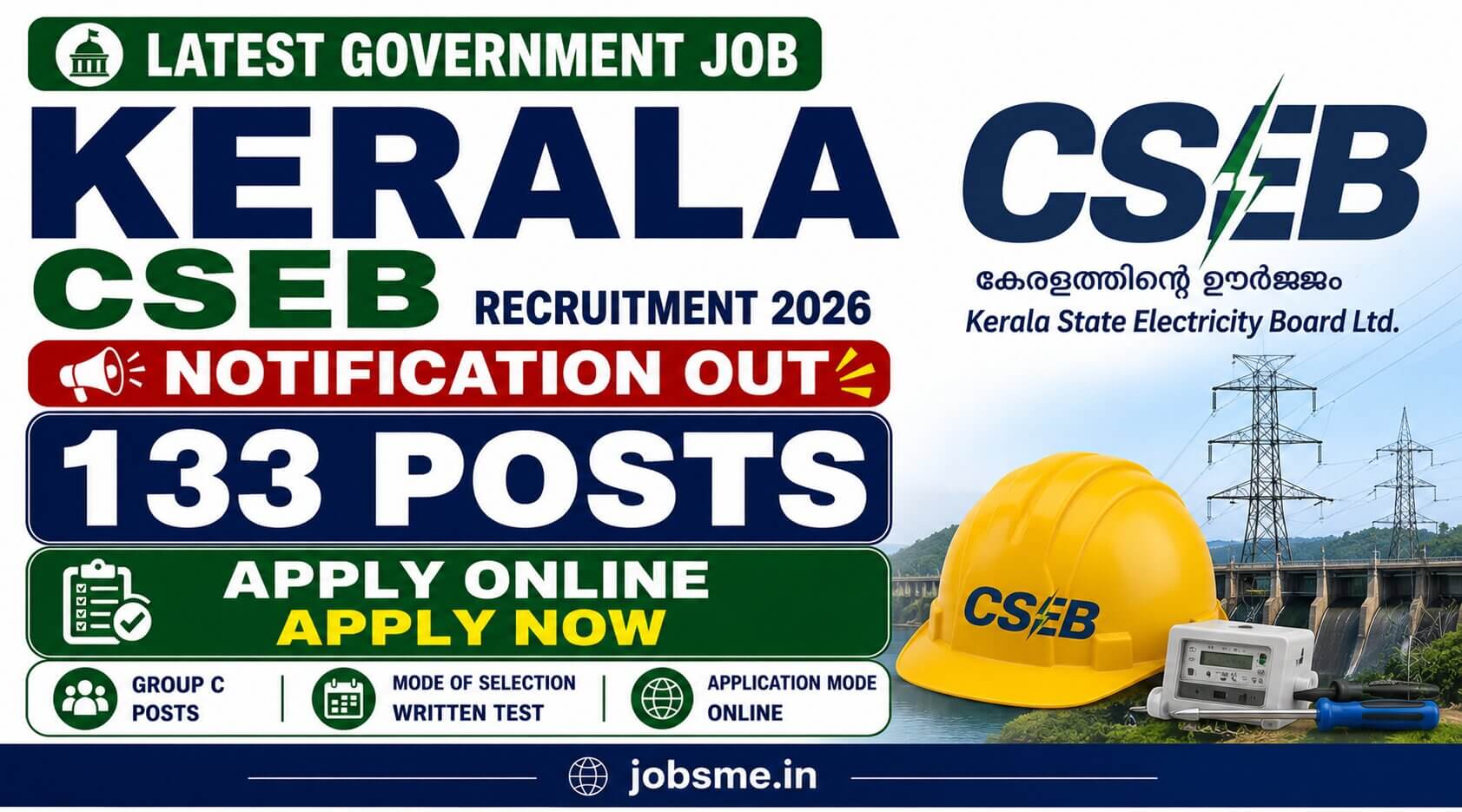 Kerala CSEB Recruitment 2026 Notification Out for 133 Posts, Apply Online
