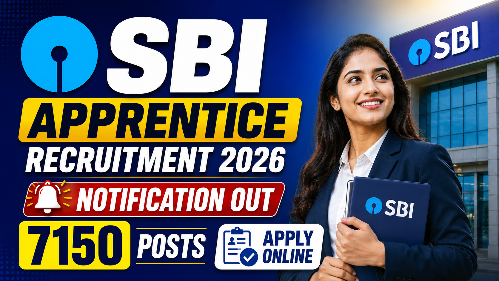 SBI Apprentice Recruitment 2026 Notification Out for 7150 Posts – Apply Online