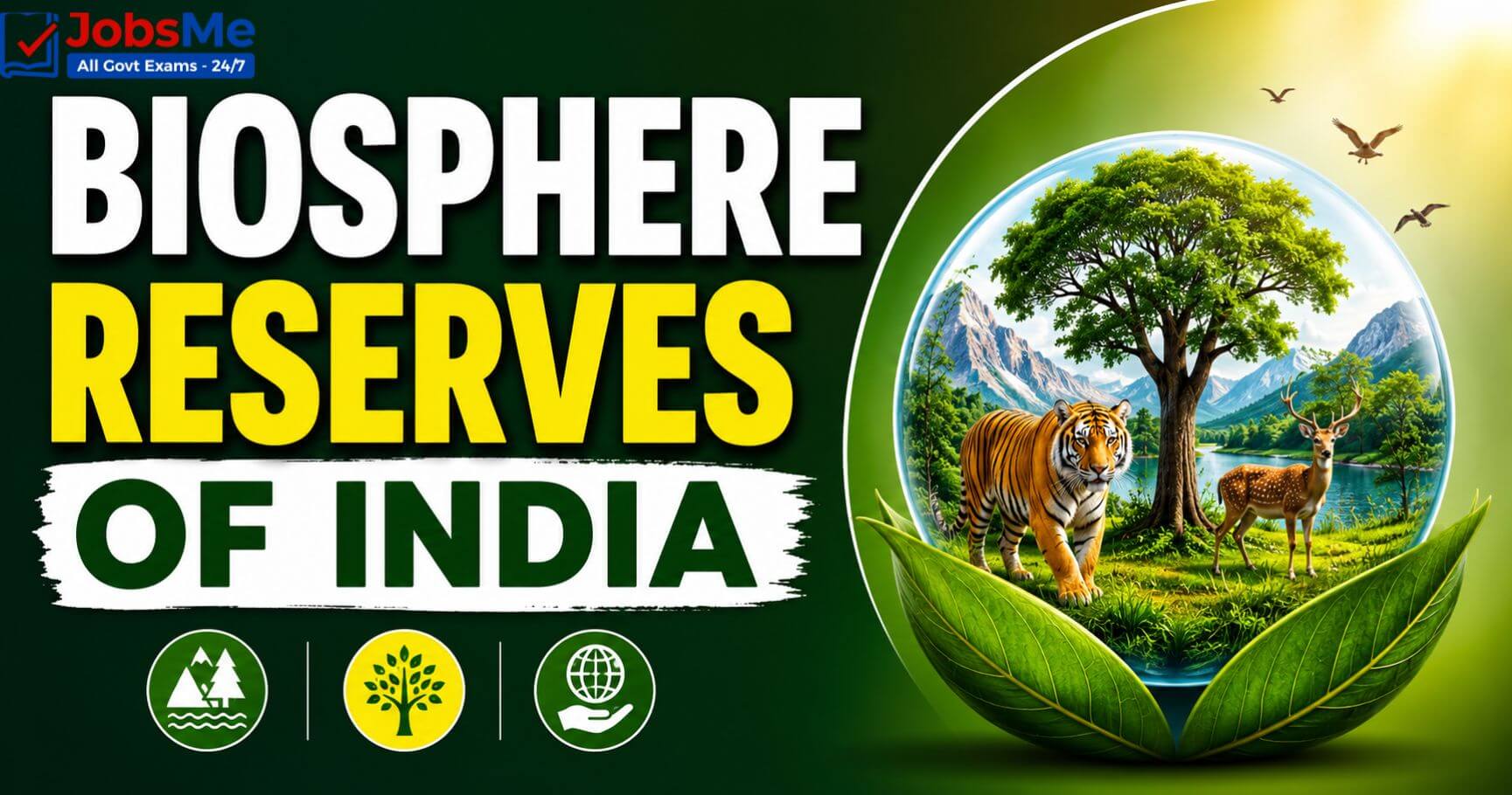 Biosphere Reserves in India – Static GK & General Awareness for Competitive Exams with Memory Tricks
