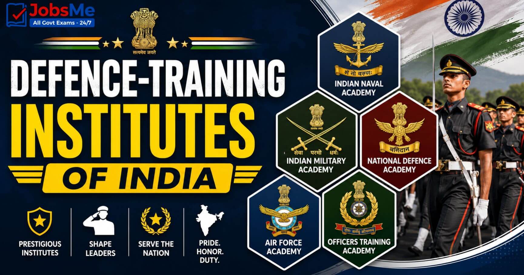 Defence Training Institutes in India: Complete Static GK List of Army, Navy, Air Force and DRDO Academies