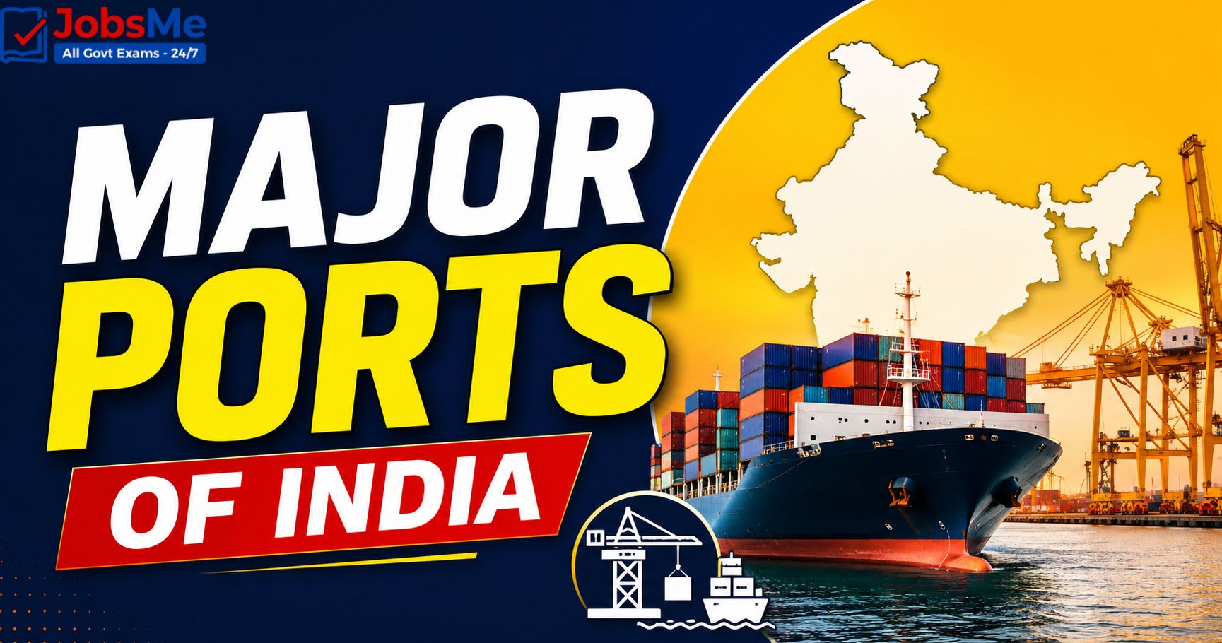 Major Seaports of India – Static GK & General Awareness for Competitive Exams with Memory Tricks