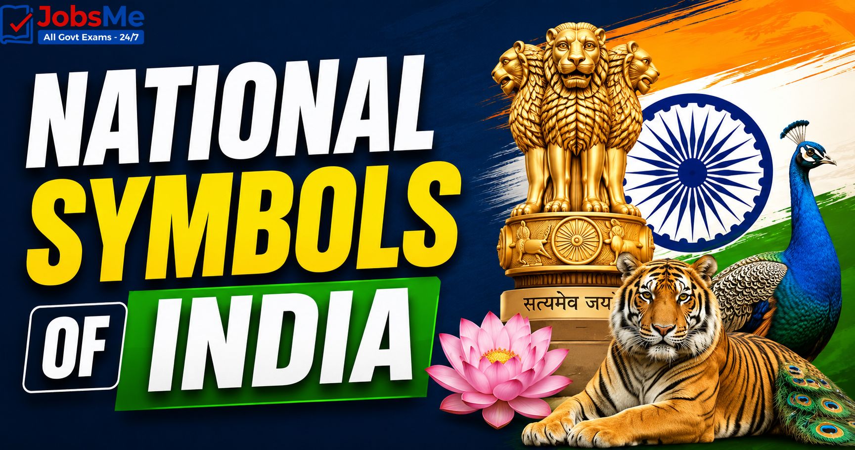 National Symbols of India – Static GK Notes for Government Exams (UPSC, SSC, Banking & More)