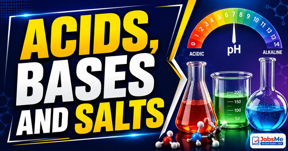 Acids, Bases and Salts – Static GK & General Awareness for Competitive Exams with Memory Tricks