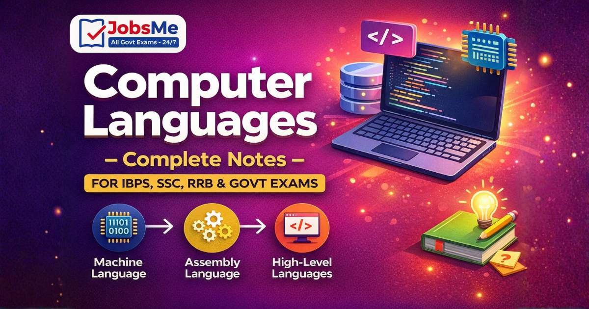 Computer Languages – Complete Notes for IBPS, SSC, RRB & Govt Exams