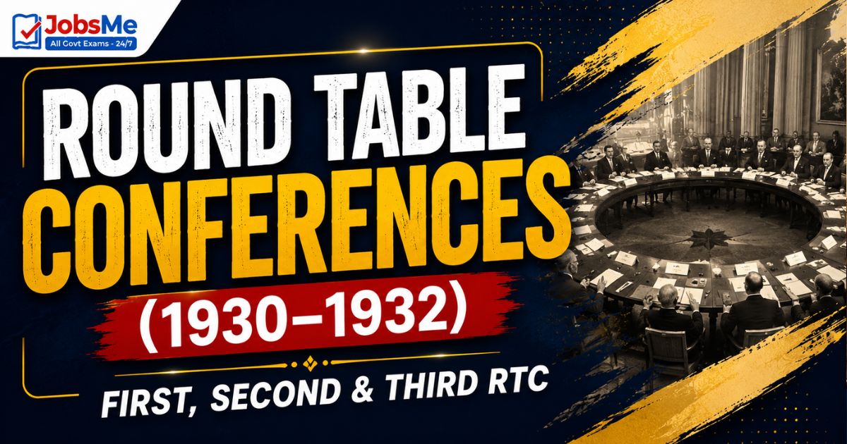 Round Table Conferences (1930–1932) – First, Second & Third RTC – Static GK & General Awareness for Competitive Exams with Memory Tricks