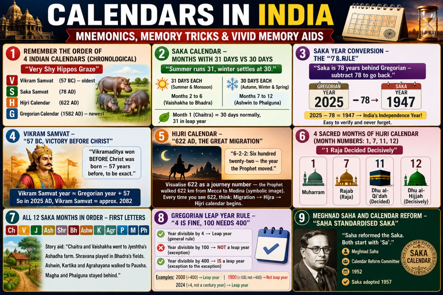 Calendars in India