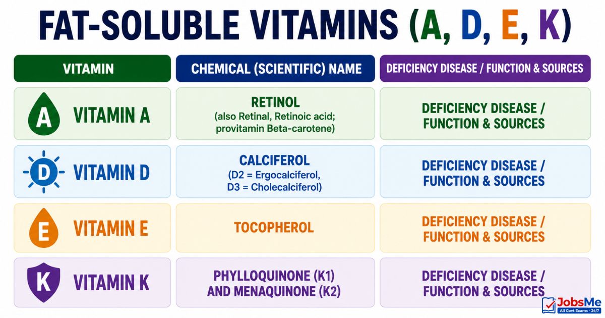 Fat-Soluble Vitamins (A, D, E, K)