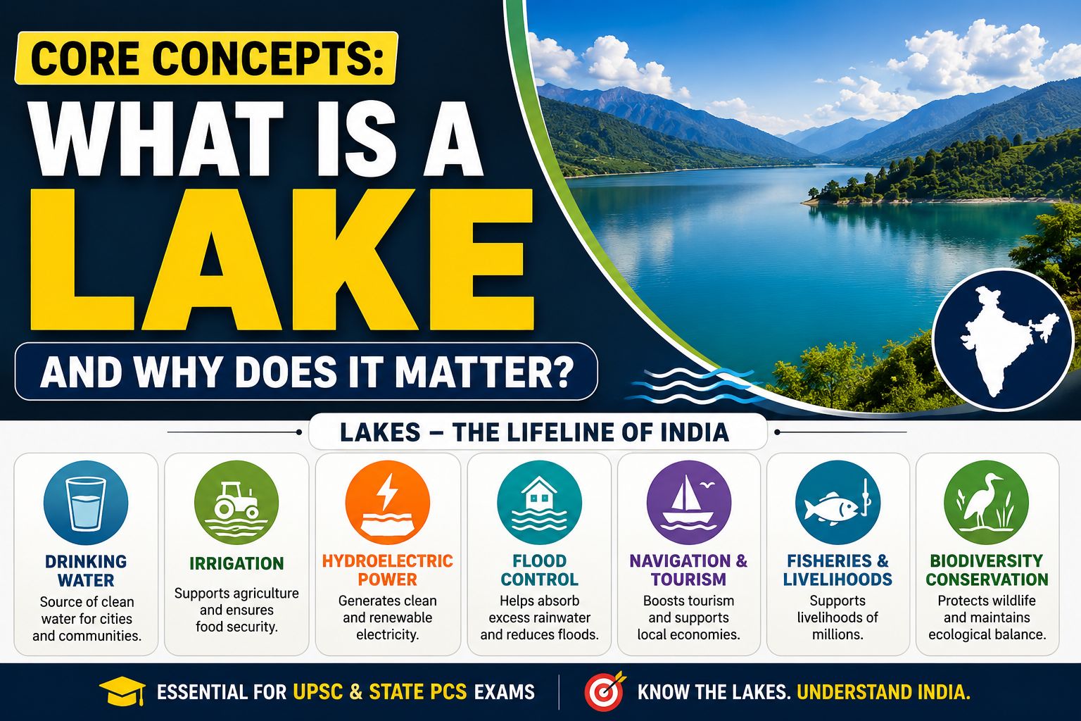Lakes: Lifeline for India's Ecosystem