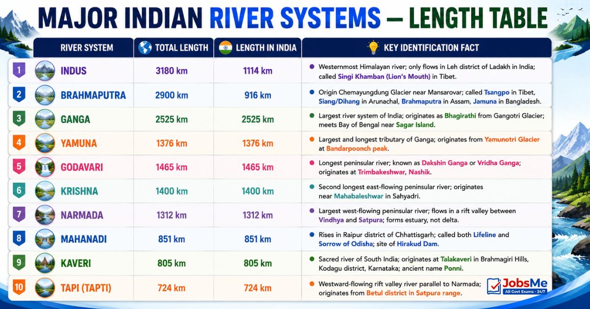 Major Indian River Systems