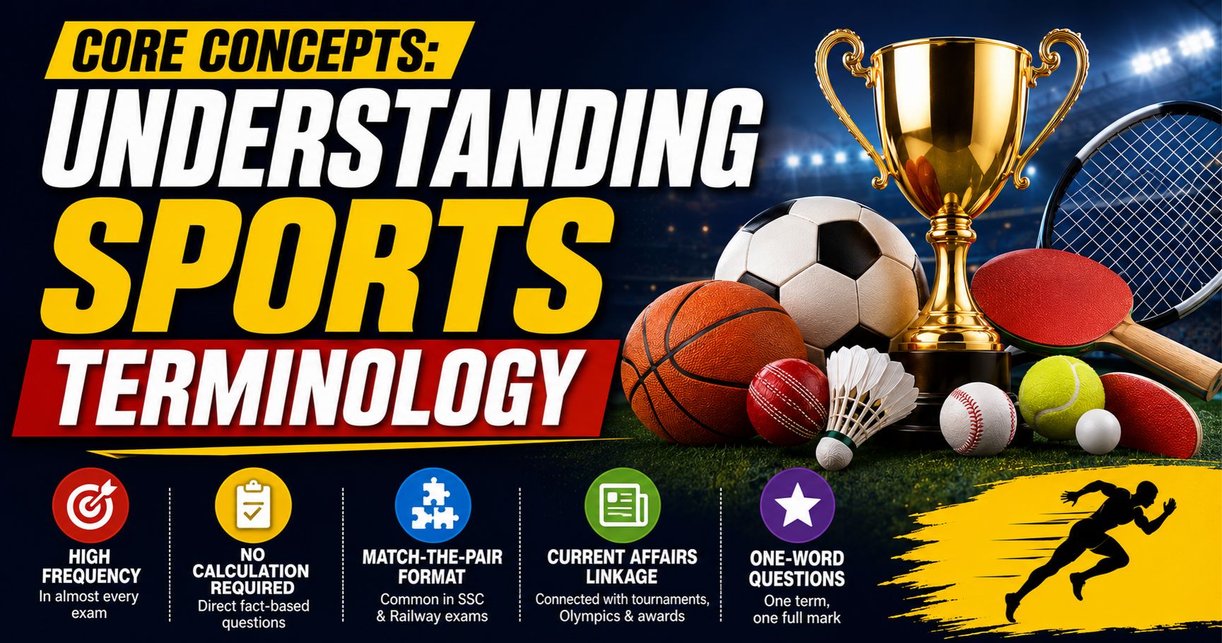Understanding sports terminology for exams