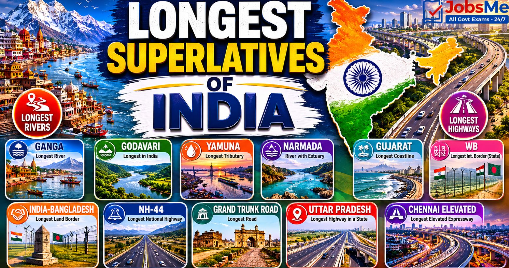 Longest Superlatives of India